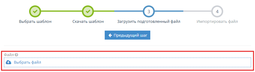 Инструкция по загрузке файла для импорта клиентов